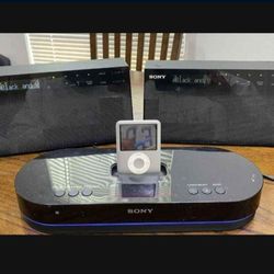 Sony S-air Wireless Speaker System, Am/FM, iPod Dock