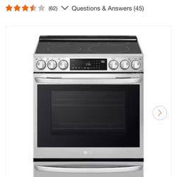 LG 6.3 cu. ft. Smart Slide-In Electric Range in PrintProof Stainless Steel
