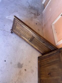 Bed frame & Cabinet
