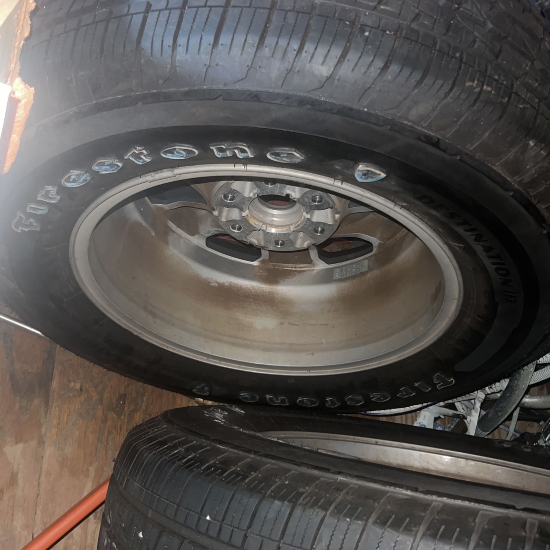 4 tires with. wheels