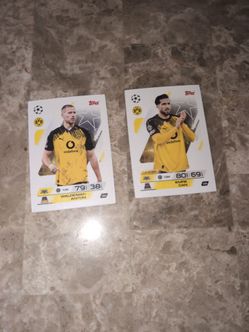 Topps Champions League BVB Cards Lot of 2