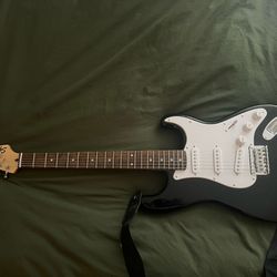 Fender Squire Electric Guitar + Amp + Accessories