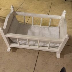 Pottery Barn Baby Doll Cradle 