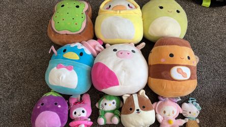 SQUISHMALLOW PLUSH $15/10 FOR ALL OR $2 EACH