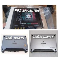 2x KENWOOD Amps And 1X PPI  Epicenter 