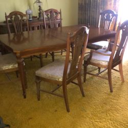 Dining Room Table and Chairs