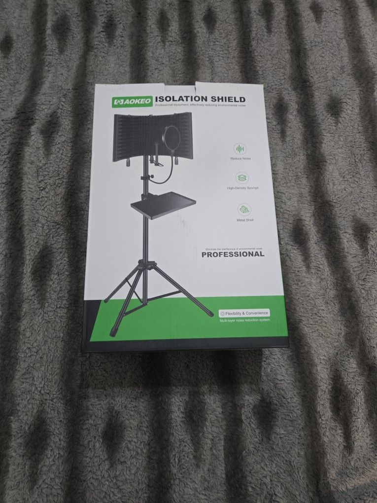 Recording Shield Professional Studio Recording Microphone Isolation Shield, for Sale in ...