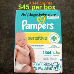Pampers Sensitive Wipes Jumbo Box