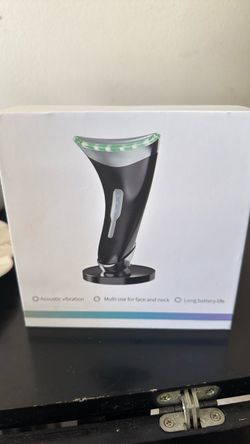 Acoustic Vibration Red Light Face and Neck Massager