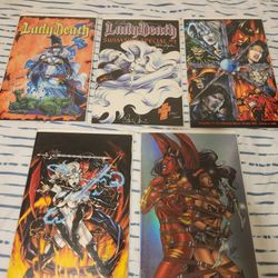 lot of 5  chaos comic books 