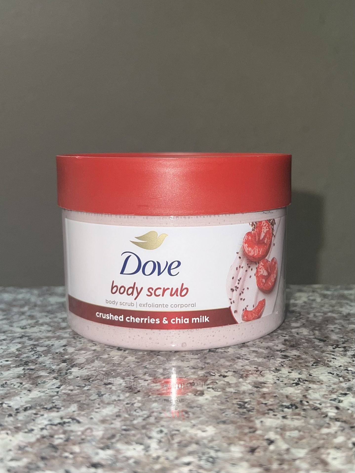 Dove Crushed Cherries & Chia Milk Body Scrub 