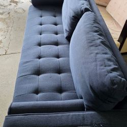 Modern Dark Blue Sofa $50 OBO