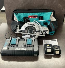 Makita Brushless Cordless Rear Handle 7-1/4" Circular Saw Kit – Good Condition