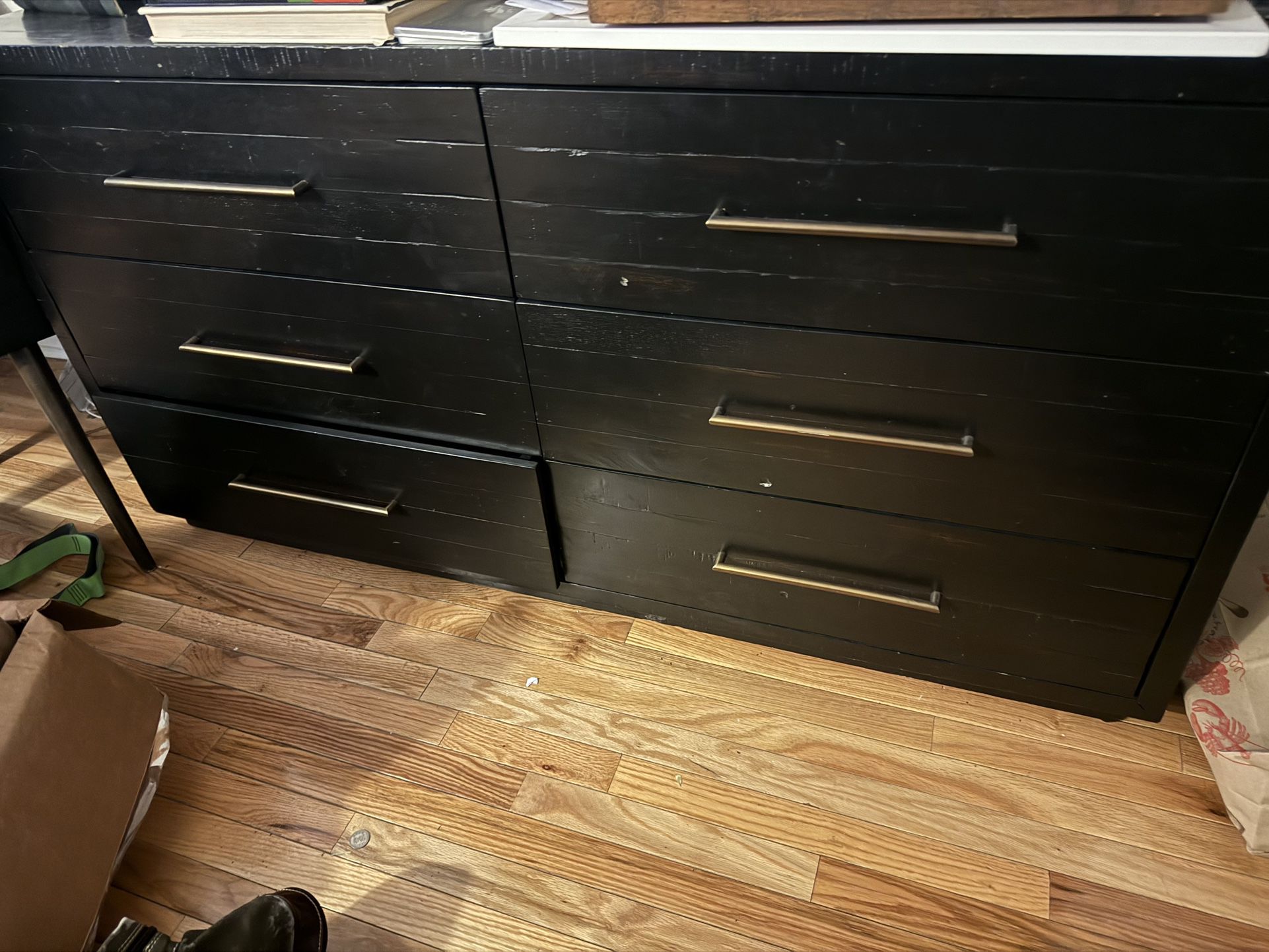 Large Black Dresser