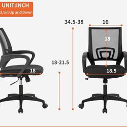 Office desk and chair for sale