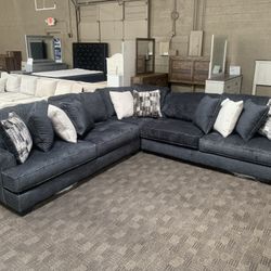 Black New Sectional Couch