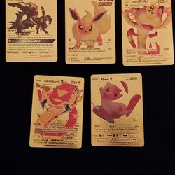 Pokemon Cards Gold 
