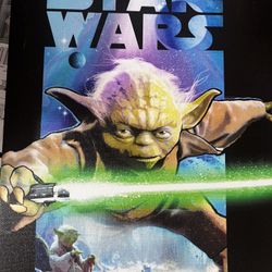 Star Wars Yoda Canvas Art