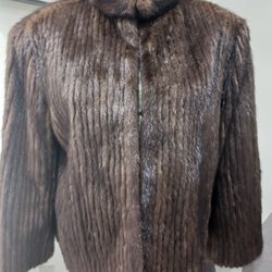 Elegant Mink Fur Jacket 