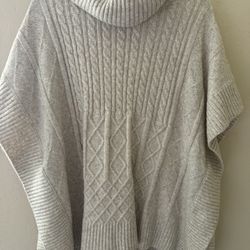 Loft M/L Poncho Sweater 