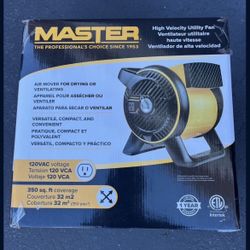 High Velocity Utility Fan