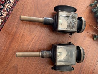 Pair of antique carriage lanterns!