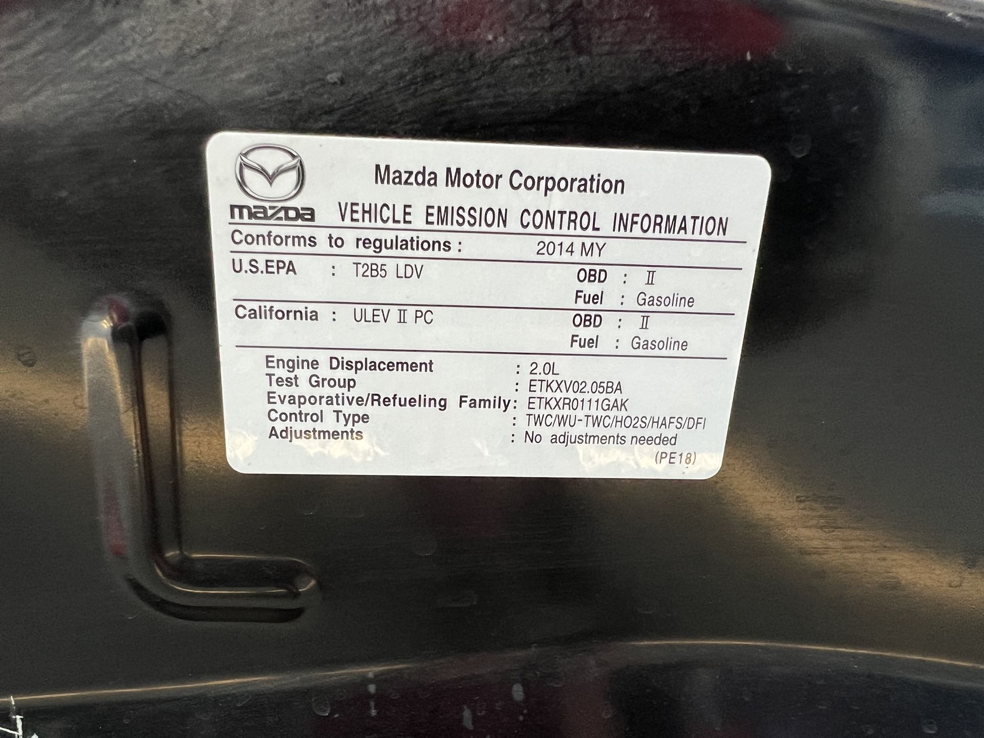 2014-2018 Mazda 3 Hood OEM 