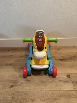 Yellow VTech Gallop & Rock Learning Pony