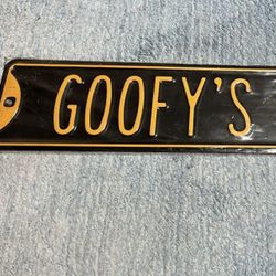 Goofy’s Garage Disney Street Sign
