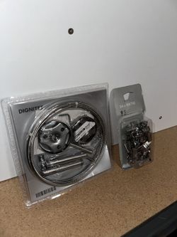 IKEA DIGNITET and RIKTIG Curtain Wire Set With Clips