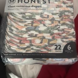 Honest Size 6 Diapers 