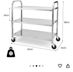 New Stainless Steel Cart