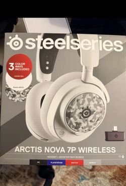 SteelSeries Arctis Nova 7P Wireless Headset + Booster Pack Bundle