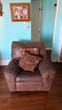 Leather Reclining Couch