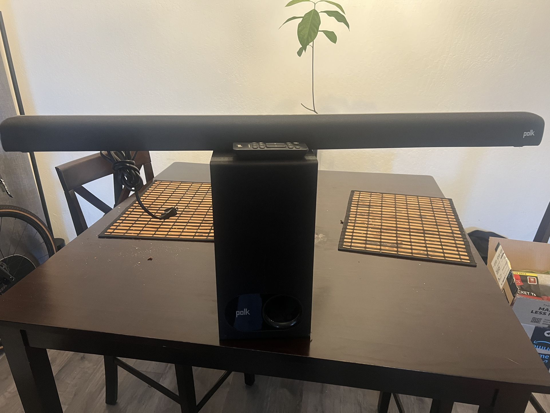 Polk Sigma S2 Sound Bar And Subwoofer