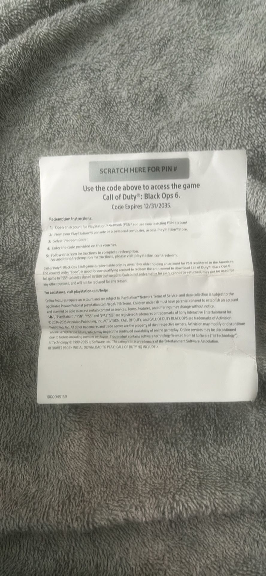 Call Of Duty Ps5 Digital Code