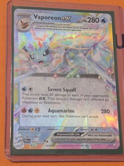 Pokemon Vaporeon EX