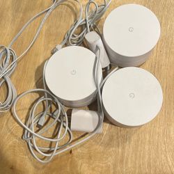 3 Google Wifi Routers