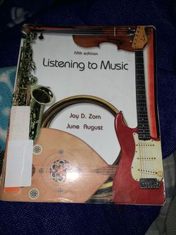 Listening to music 5th edition