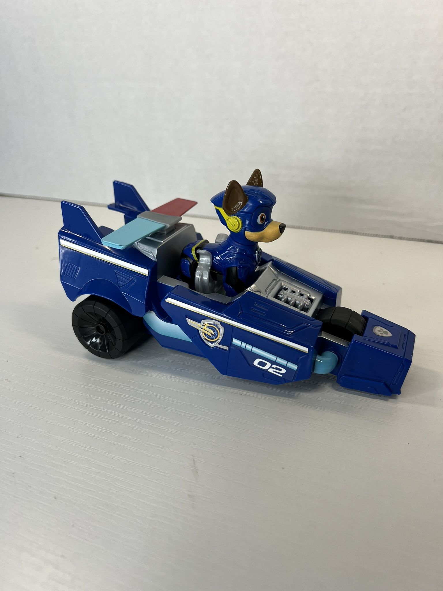 Paw Patrol The Mighty Movie Chase Rescue Car W/ Small Figure