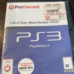 Call Of Duty 4 modern warfare ps3 Clean Tested