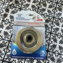 Clog-Free Stainless Steel Sink Strainer