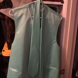 Vest Size Xl Color Aqua