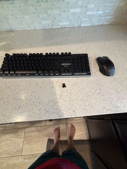 Red Thunder Wireless Keyboard And Mouse