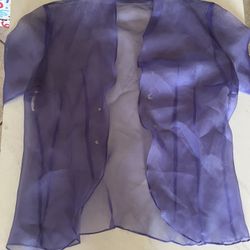 Women’s Purple Button Down Shirt 