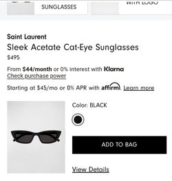 Saint laurent sun glasses brand new