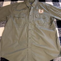 5.11 Tactical Series Olive Green Short sleeve Shirt. Sz LG
