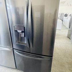 Black Stainless Lg French Door Refrigerator 