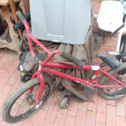 Red BMX Haro Hi-Ten Seven