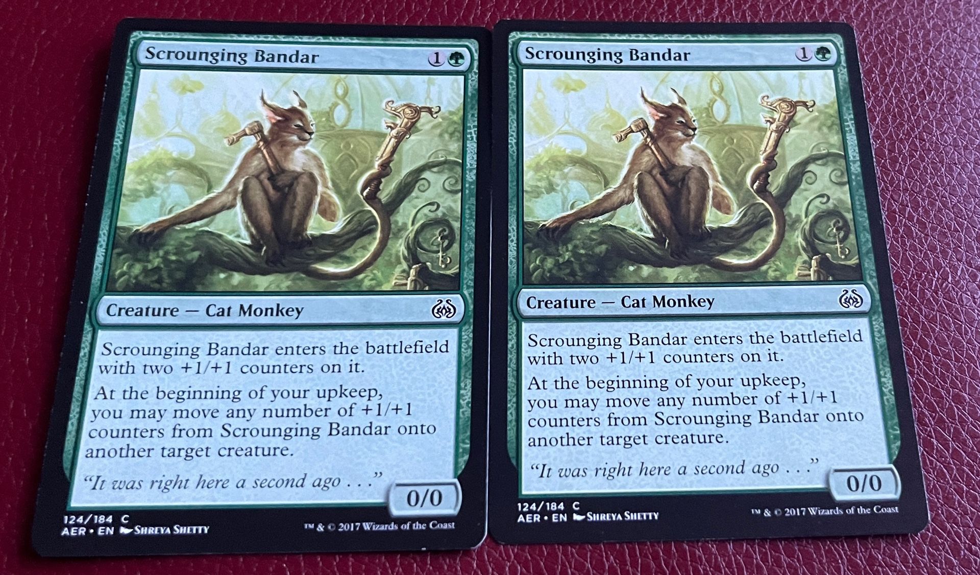 Scrounging Bandar Aether Revolt 124 MTG X2